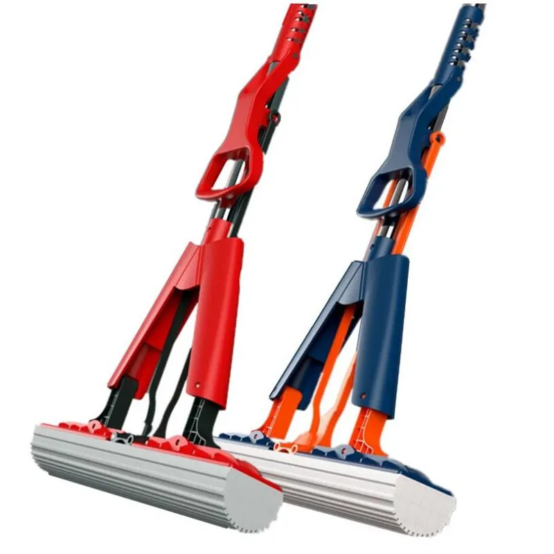 

Squeeze Floor Magic Mop Collodion Foldable Free Hand Washing Household Self-tapping Mops Floor Cleaning Home Cleaning Tools