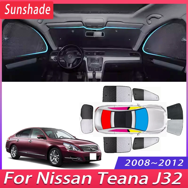 Автомобильный солнцезащитный козырек для Nissan Teana Maxima J32 2008 ~ 2012 2010 теплоизоляция
