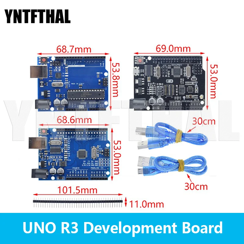 Официальная коробка UNO R3 ATMEGA16U2 / UNO + WiFi R3 оригинальный чип ATMEGA328P CH340G для Arduino UNO R3 макетная плата WeMos ESP8266