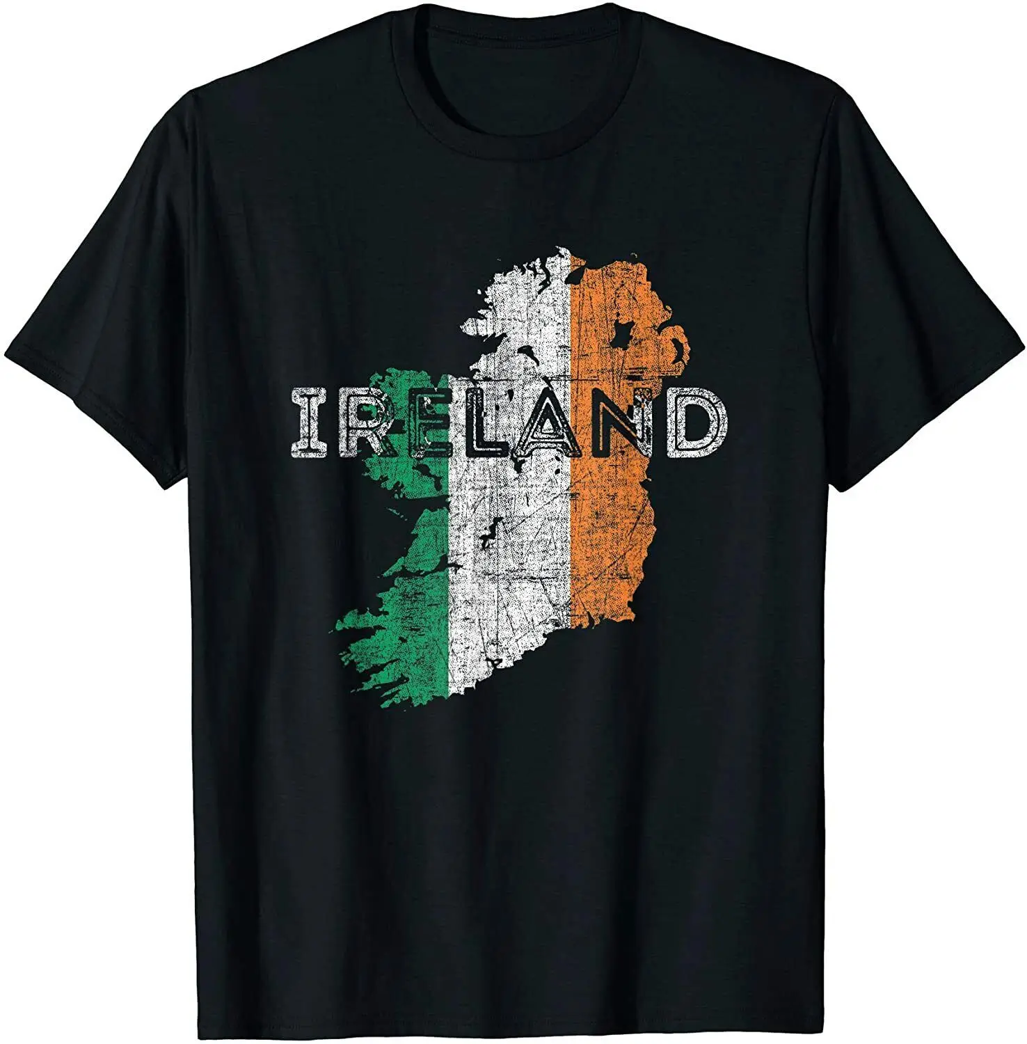 

Сувенирная Футболка с принтом ирландской карты и флага, новая модная мужская футболка, летняя футболка Ulzzang, повседневная забавная Футболка...