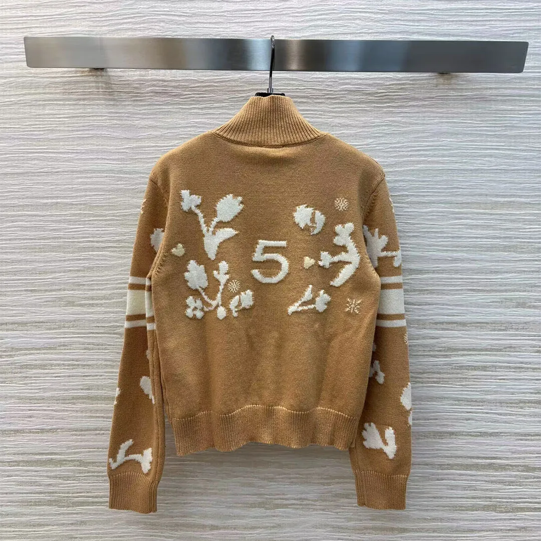 Женский трикотажный свитер-водолазка Повседневный пуловер цвета хаки с длинным