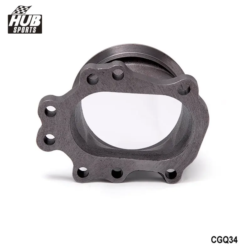 

Turbocharge Oulet Downpipe 8Point 3" V-band Cast Iron Flange Adapter For T25 T28 GT25 GT28 HU-CGQ34Z