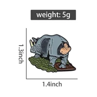 Эмалированная брошь Ace Ventura#2