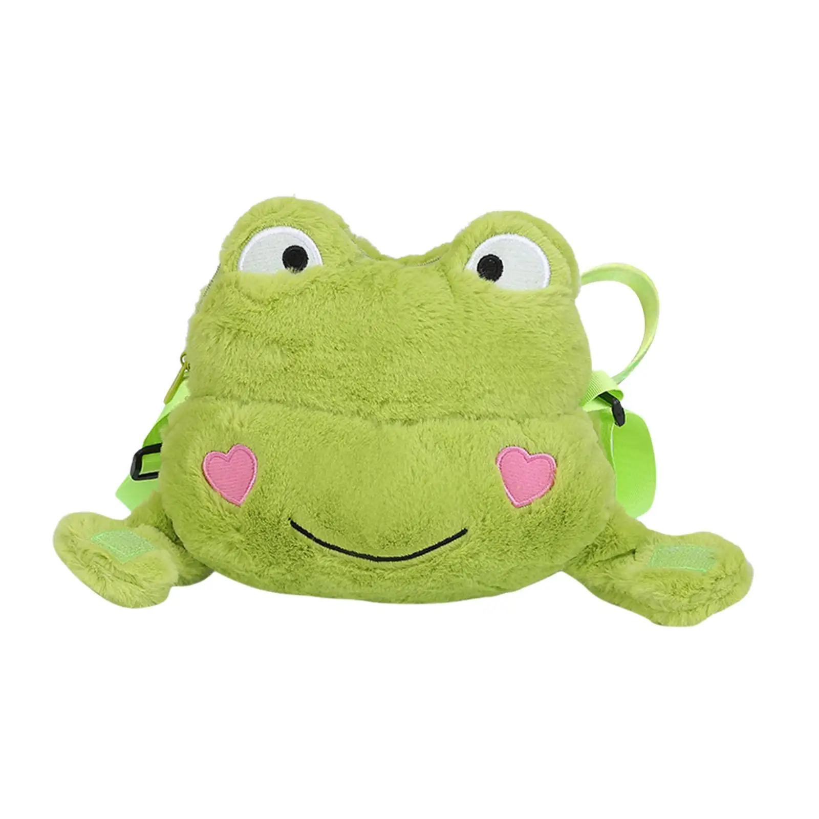 Женская сумка через плечо с лягушкой