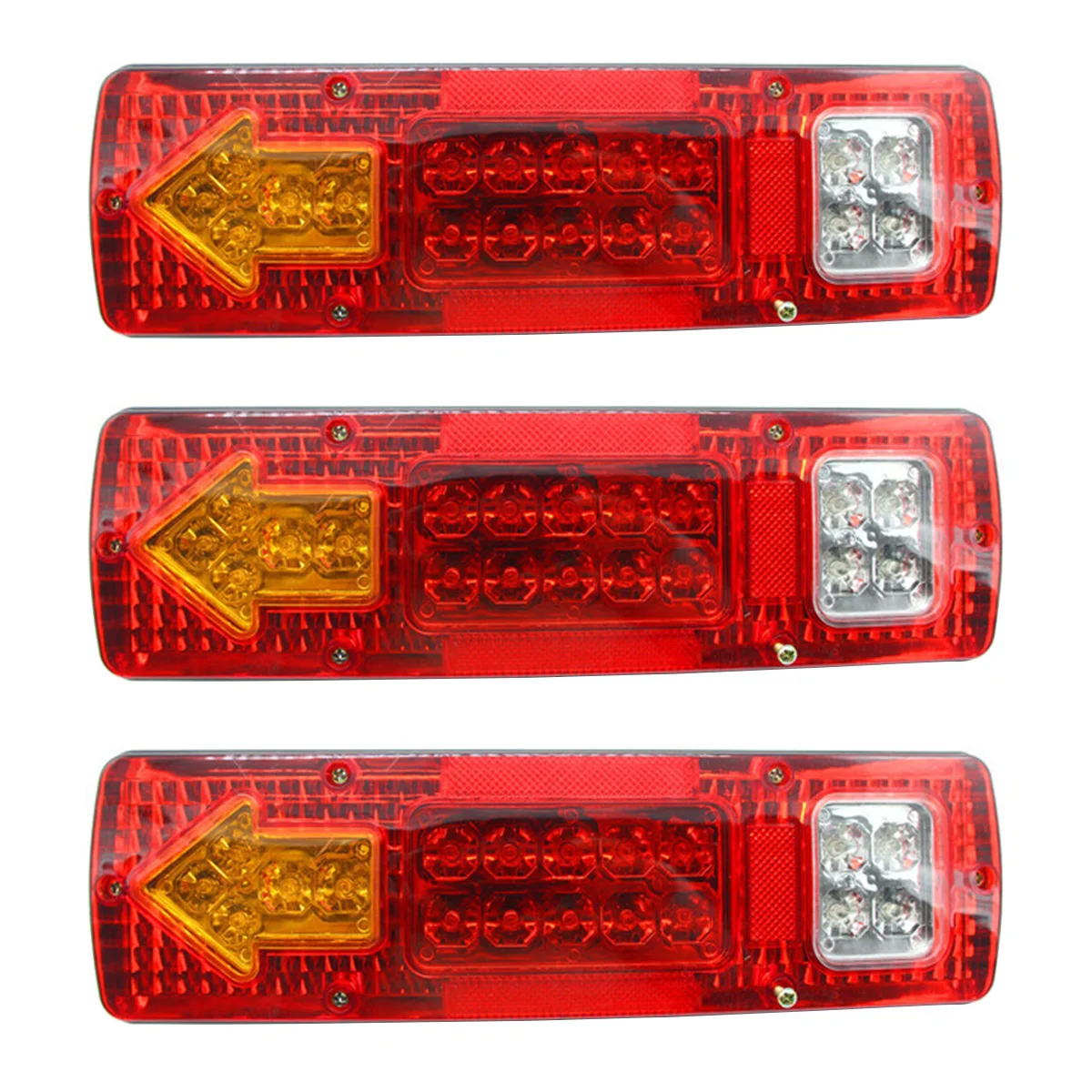 

6 pcs Trailer Tail Light 12V LED Trailer Lights Signal Running Lamp for Trucks Trailers