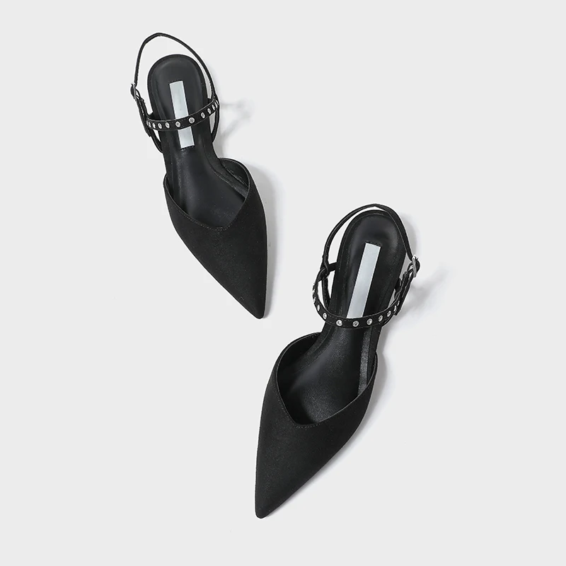 

LMCAVASUN New products in spring 20212Ladies pointed mid-heel Block heel sandals