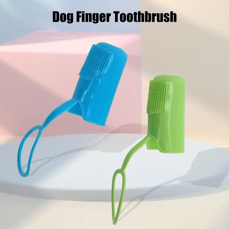 

Зубная щетка на палец для собак, Мягкая зубная щетка с кольцом для домашних питомцев, Глубокая чистка, для дыхания, укрытие для домашних животных