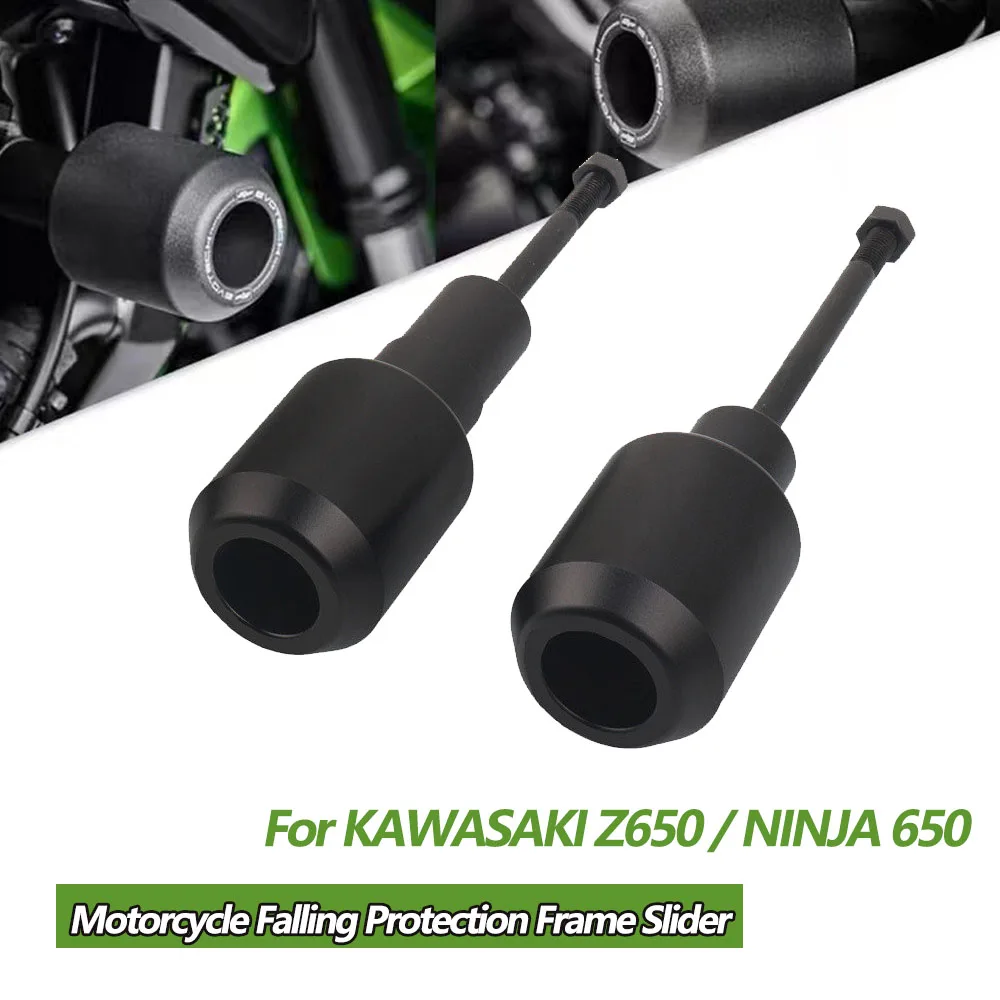 

For KAWASAKI Z650 Z 650 NINJA 650 NINJA650 Fairing Guard Anti Crash Pad Protector Falling Protection Frame Slider accesorios