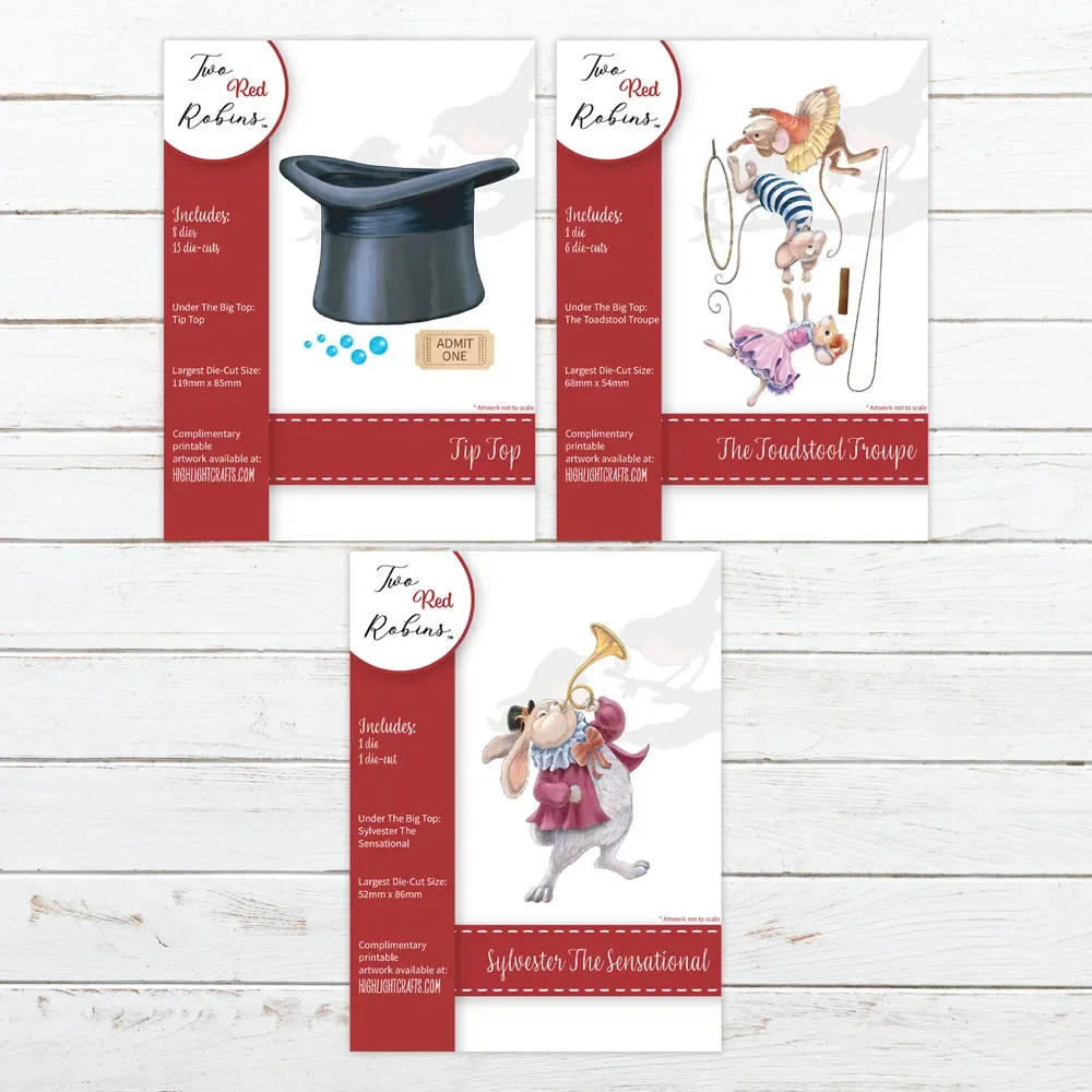 Sylvester Under The Big Top Tip Toadstool Troupe Sensational металлические штампы для резки трафарет