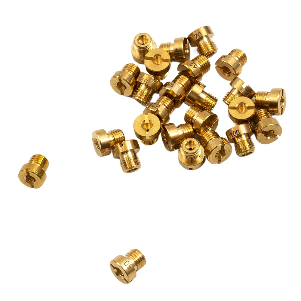 

25PCS Main Jet 55-115 M6 For Dellorto & For Mikuni Carburetors 6mm Main Jet Set Carburetor Nozzle Motorcycle Accessories