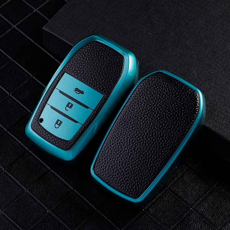 

Чехол для автомобильного ключа из мягкого ТПУ для Toyota Corolla Chr Aygo Land Cruiser 200 Crown Rav4 Hilux Camry 70 40, аксессуары