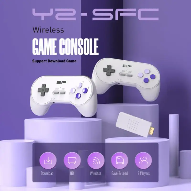 

Игровая консоль Y2 SF 16 бит для SNES, 3000 + игр, беспроводной геймпад, контроллер, совместимый с HDMI, ТВ, игровой плеер
