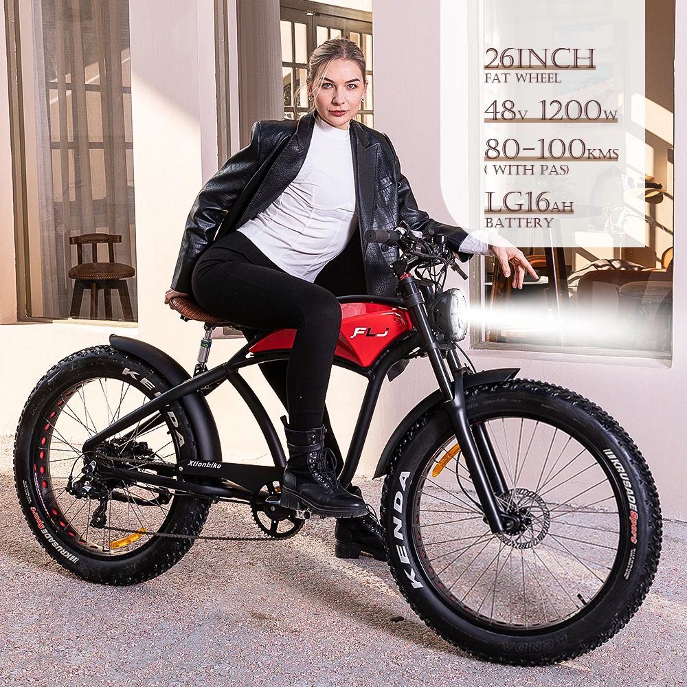 EU Stock E26 1200W электрический велосипед с толстыми шинами с 26 дюймовыми большими шинами 48V LG16ah аккумулятор горный Снежный велосипед мощный электрический велосипед для взрослых