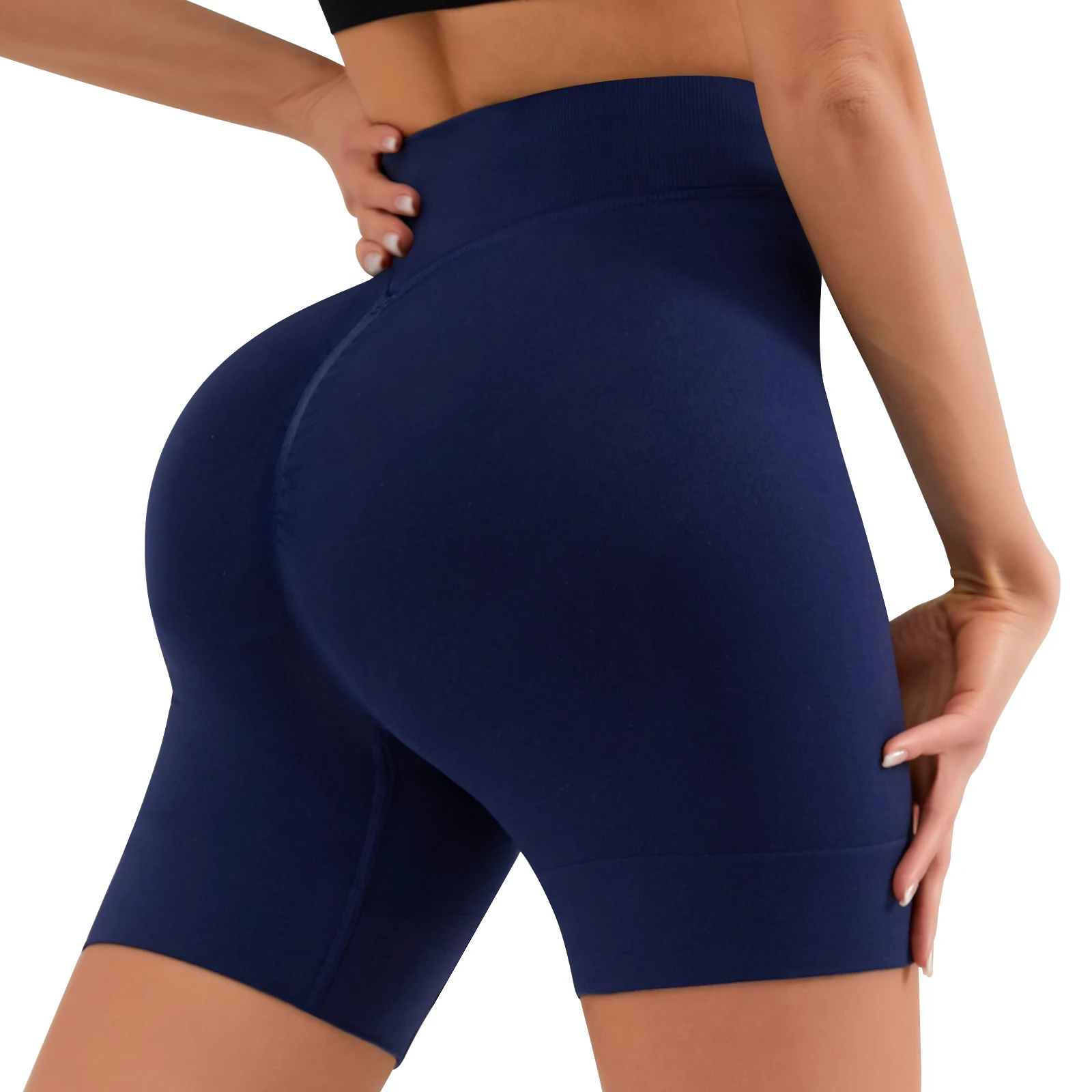 High Waist Push Up Short Elasticity Breathable Butt Lifter Fashion Yoga Shorts Running Shorts Fitness Shorts Women Clothes
