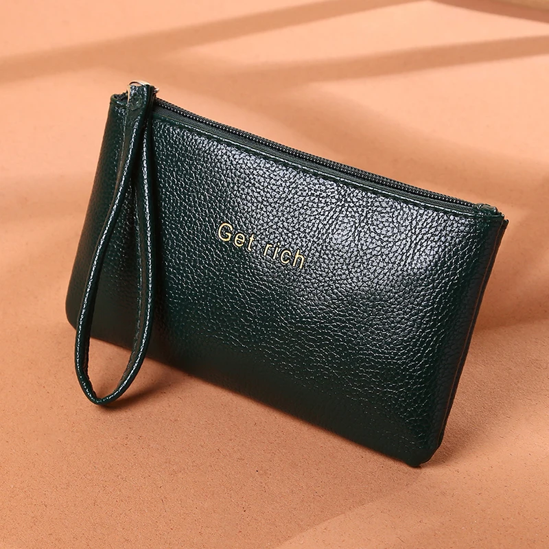 Женские винтажные кожаные кошельки для женщин монеты маленький молнией деньги сумки держатель карт ключевое кольцо сумочка женский клатч.