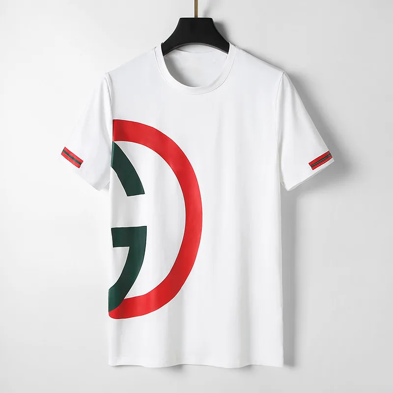 

Футболка мужская с коротким рукавом и круглым вырезом, большого размера