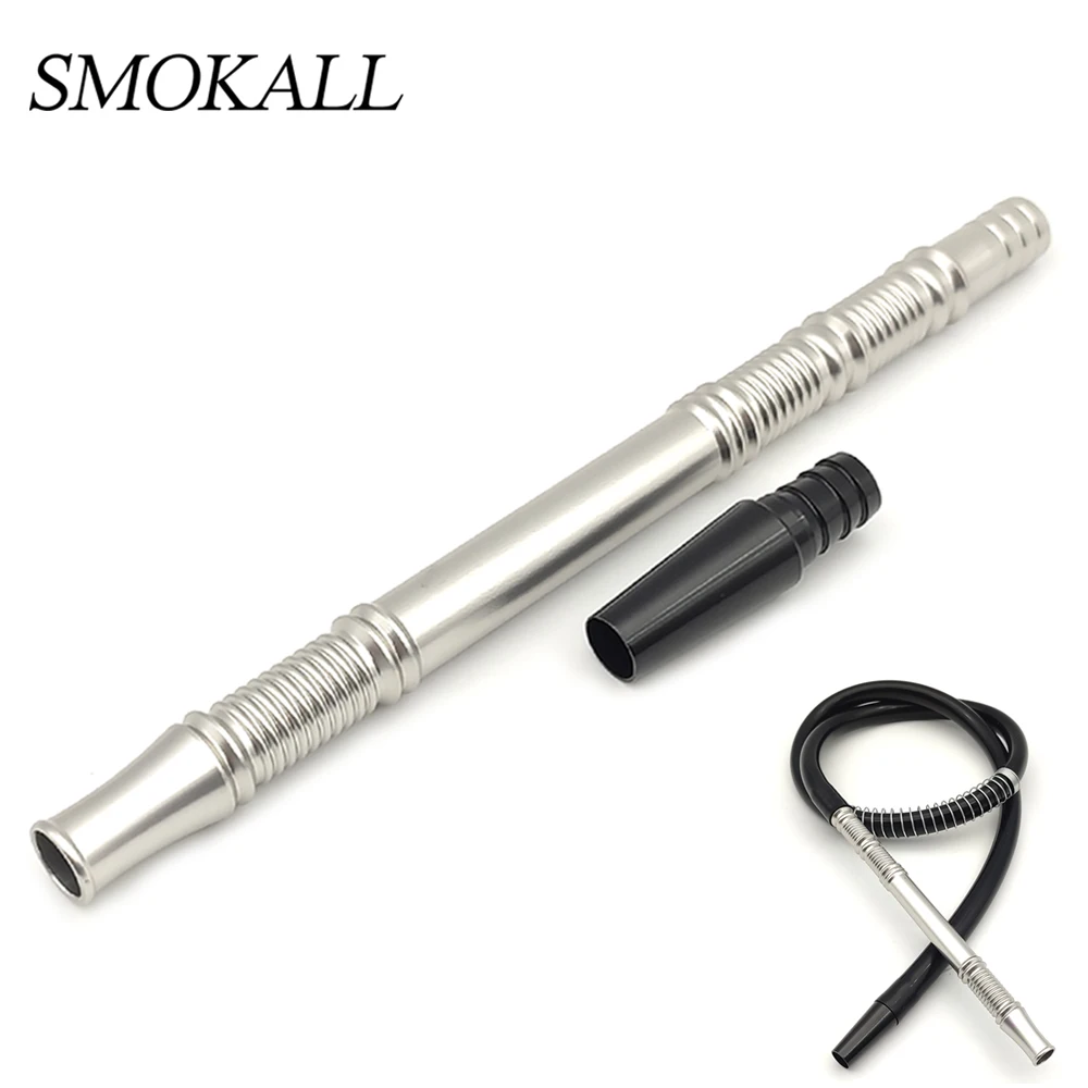 

10Pcs Hookah Handle 22cm Aluminum Alloy Shisha Stem Narguile Sheesha Tobacco Tubes Smoking Accessories Chicha Boquillas Cachimba