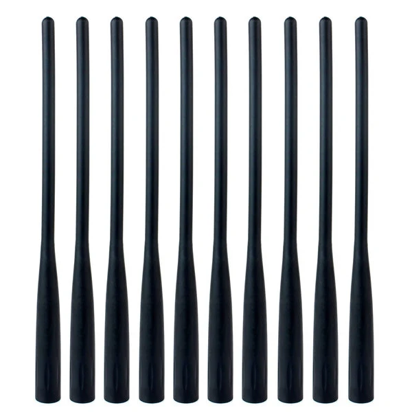 

10pcs VHF 136-174MHz Antenna Male for ICOM FA-S270C IC-95 IC-R5 IC-R6 IC-E80 E91 E92 Walkie Talkie Two Way Radio