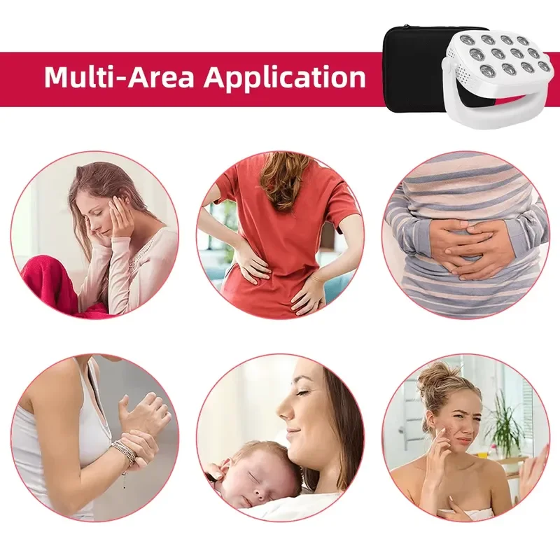 Фото Портативное мини-устройство для светотерапии красным светом SunPlus, 660 нм 850 нм, ручной светодиодный панельный прибор для домашнего использования. №3