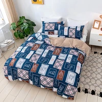 nordic plant leaves bedding set geometric duvet cover ethnic printed bed clothes kids adults double queen size comforter sets