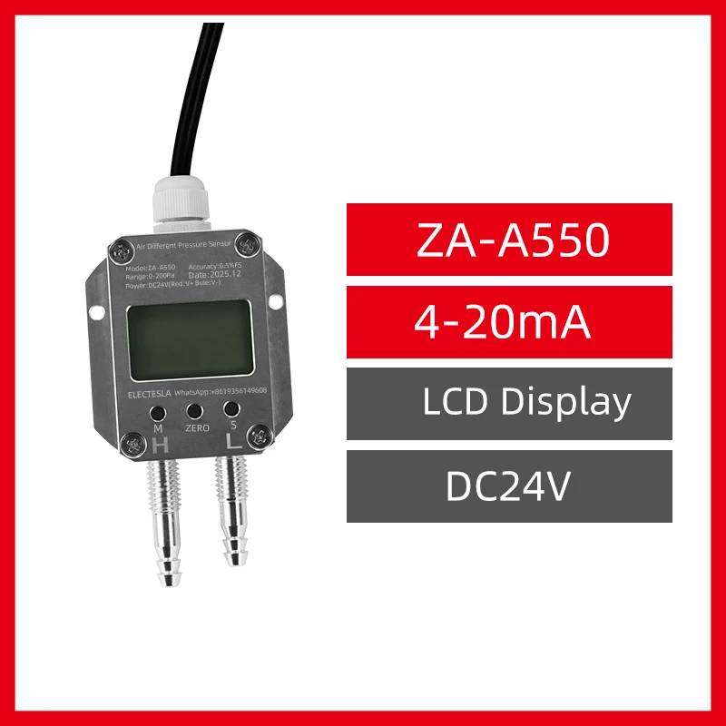 

Датчик перепада давления воздуха ELECTESLA