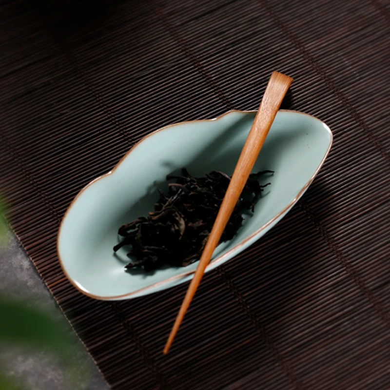 

China Ru Kiln Ceramic Tea Spoon Kung Fu Tea Set Accessories Tea Ceremony Six Gentlemen Wake Up Tea Take Tea Spoon Tea Shovel