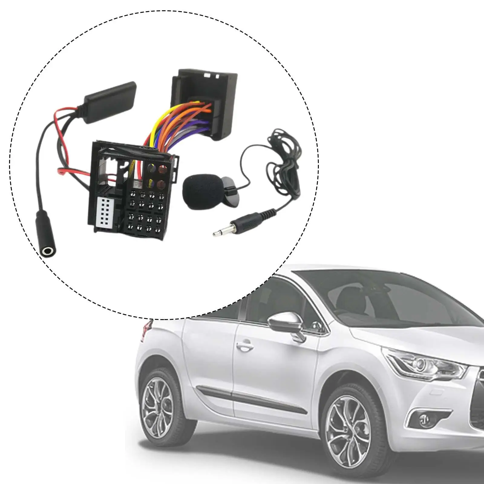 Bluetooth AUX аудиокабель-адаптер 12-контактный для C2 C3 C5 C6 C8 RD4