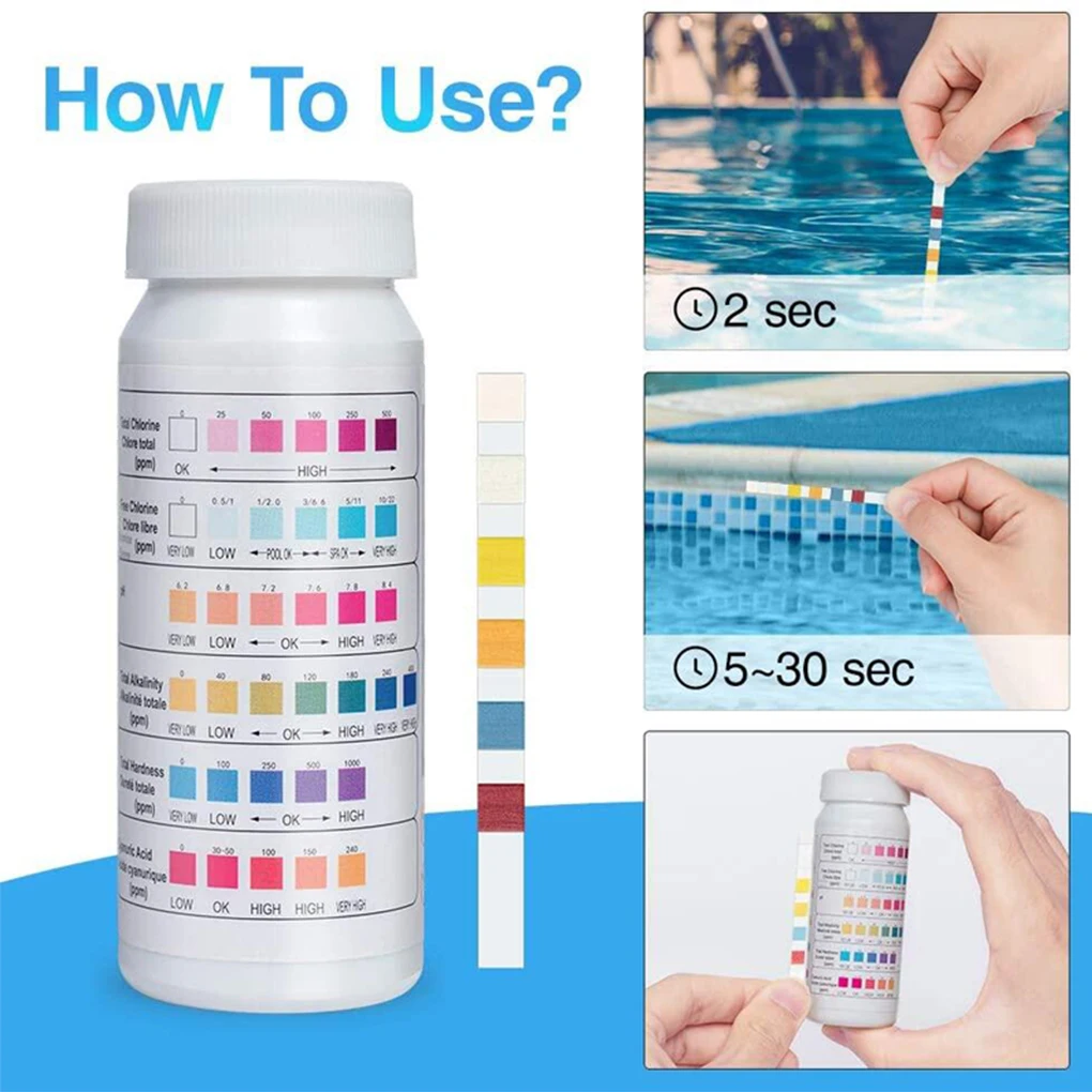 

PH Indicator Pool Supplies Acidity Tester Sensitive Acid Testing Tools
