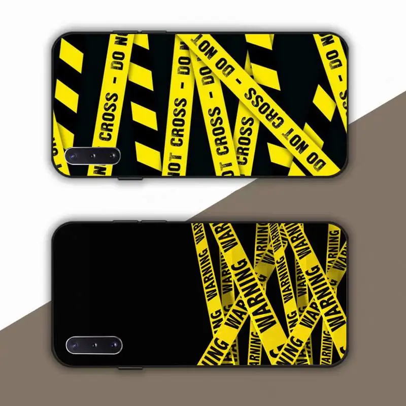 

Warning fondos Phone Case for Samsung Note 5 7 8 9 10 20 pro plus lite ultra A21 12 72