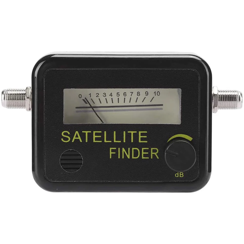 

JS-SF03 Satellite Signal Finder Sensitive Satellite Signal Finder Dish Net Analog Meter with LNB-To-REC Connection