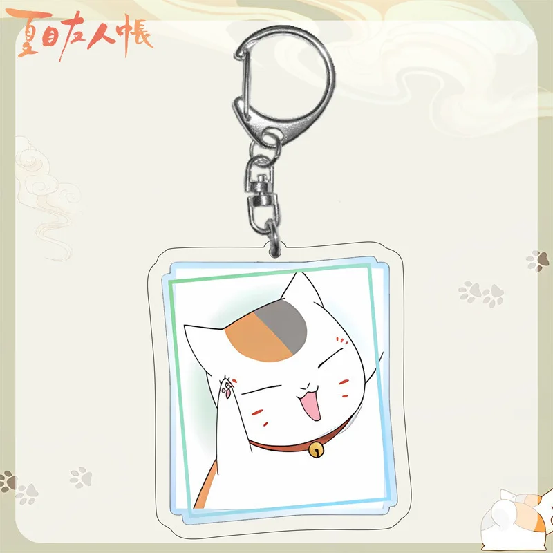 6CM Cute Animation Derivatives Acrylic Key Chain Madara Takashi Natsume Reiko Natori Shuichi Cadeau Maitresse Ecole