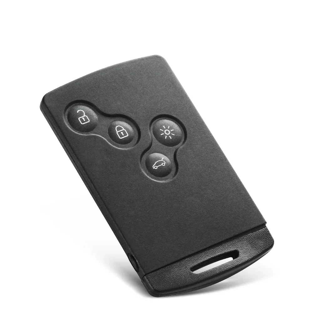 Фото KEYYOU 10 шт. оригинальный чехол для ключа для Renault Laguna Koleos Megane Fob 4BNT, чехол для дистанционного смарт-карты со вставкой, маленький лезвие для ключа №4