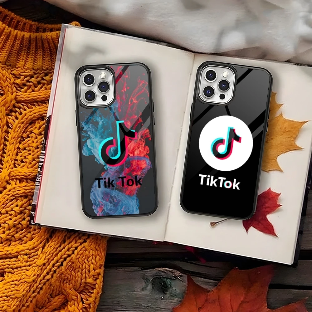 Чехол для телефона T-Tik T-Tok PC + ТПУ Iphone 16 Pro Max 1115 13 12 14 Mini 6S 8 7 Plus X Xs XR Роскошная задняя