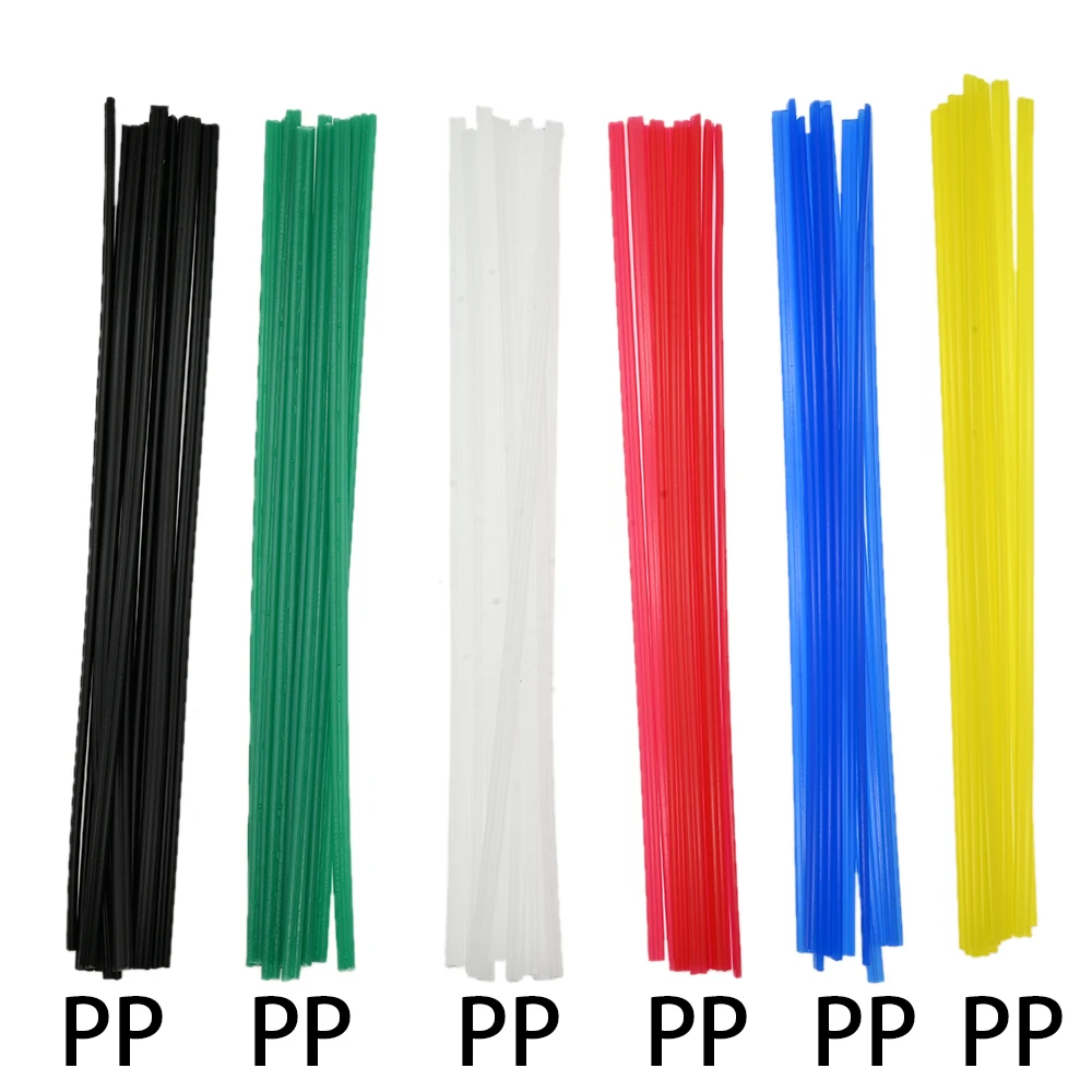 

120PCS/Lot 6 Colors Plastic Welding Rods 250mm Length PP Welding Sticks 5x2mm For Plastic Welder
