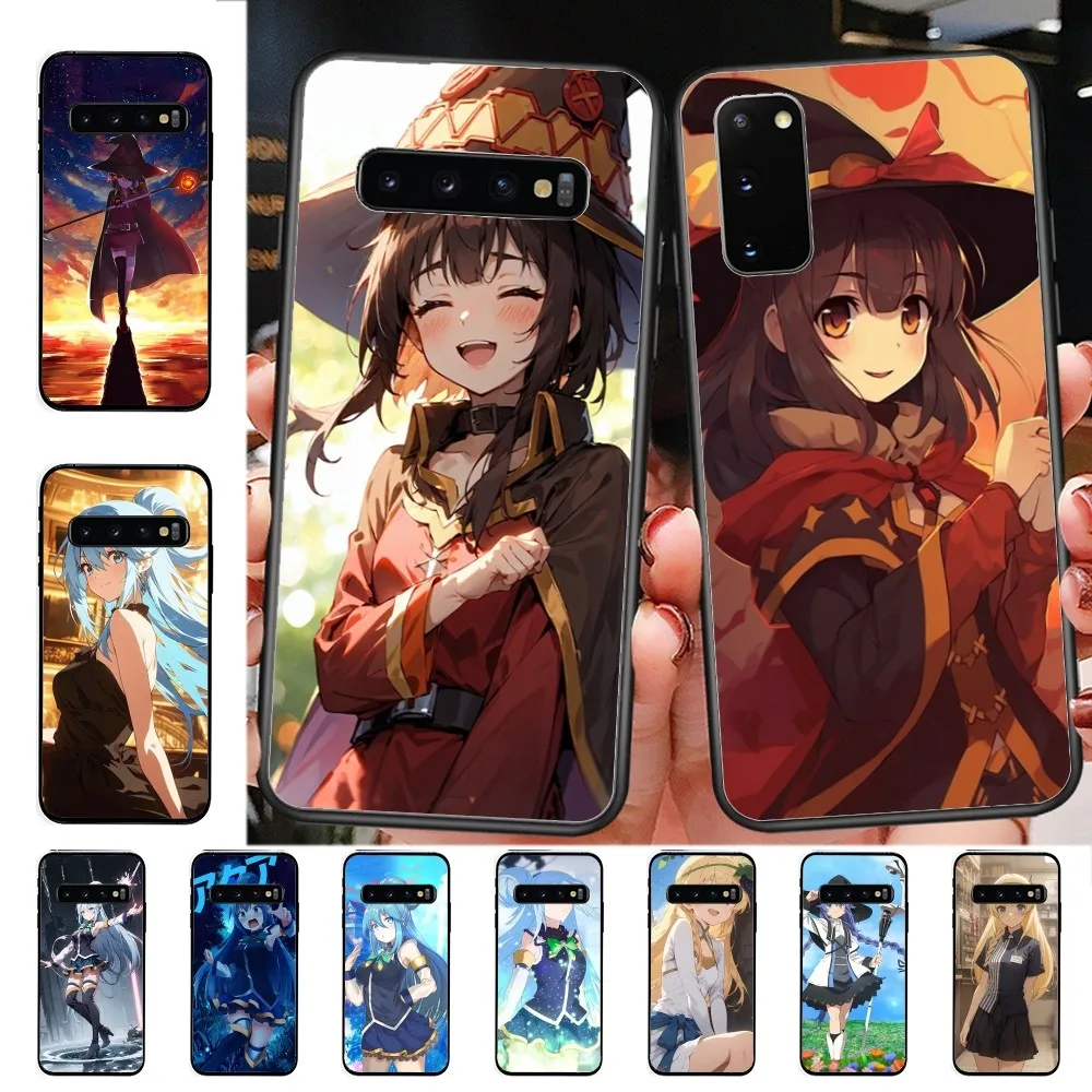 Популярный чехол для телефона K-KonoSuba Comics Samsung S 9 10 20 21 22 23 30 24 Plus Lite Ultra FE S10lite Fundas