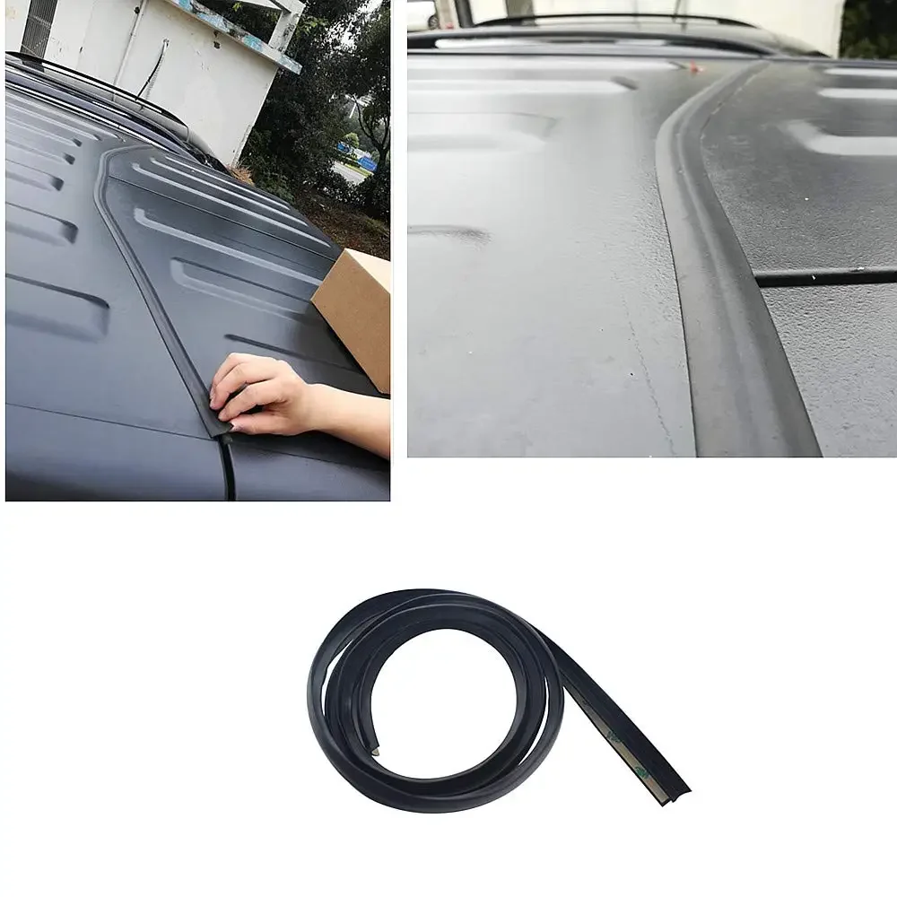 

Комплект кузова для Jeep 2007-2021 Wrangler JK JL, уплотнительная лента для потока крыши, водонепроницаемая, пылезащитная, уменьшает шум, солнцезащитная, прочный силикон