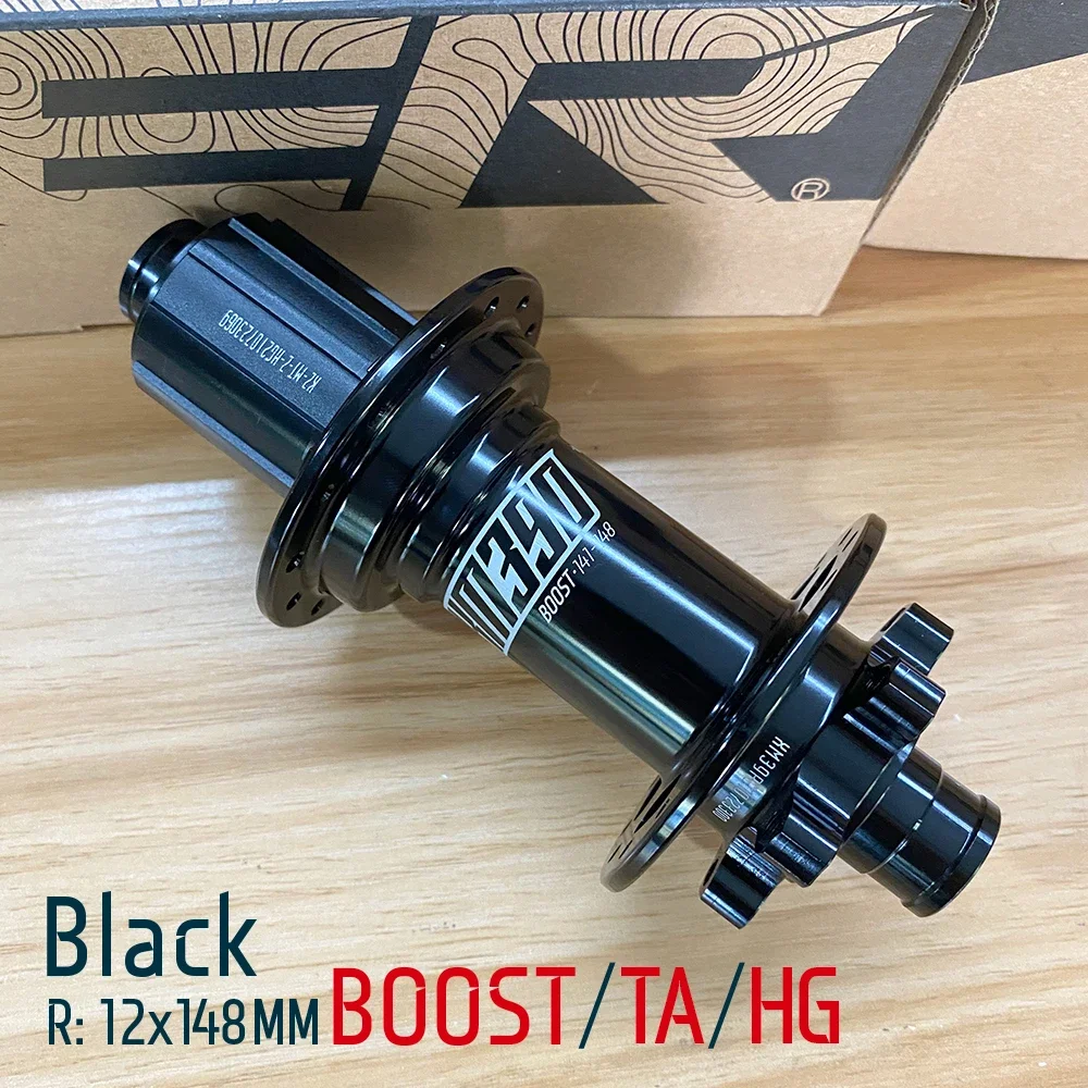 Фото Велосипедная втулка Koozer XM390 Boost Rear TPI Heavy XC для электровелосипедов и горных велосипедов, 5x141 QR, 12x148 мм TA, 28H 32H отверстия, 6 болтов для HG XD MS 10S 11S 12S №2
