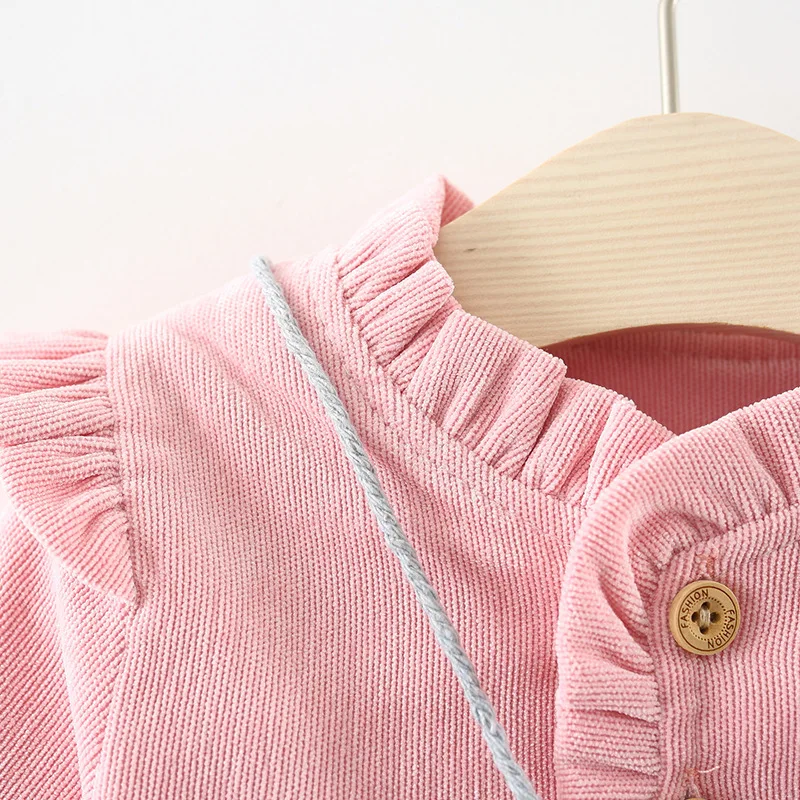 2 шт. вельветовое платье для девочек на осень и весну