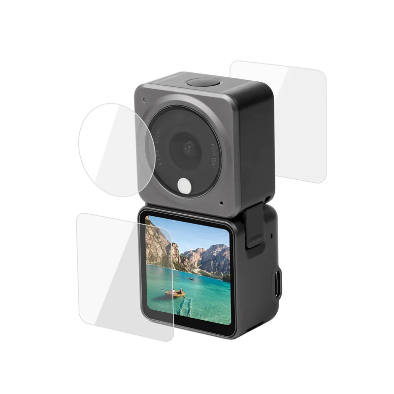 

Sunnylife DJI ACTION 2 Защитная пленка для объектива камеры комбинированное Закаленное стекло Защитная пленка для объектива для DJI Action 2 аксессуары
