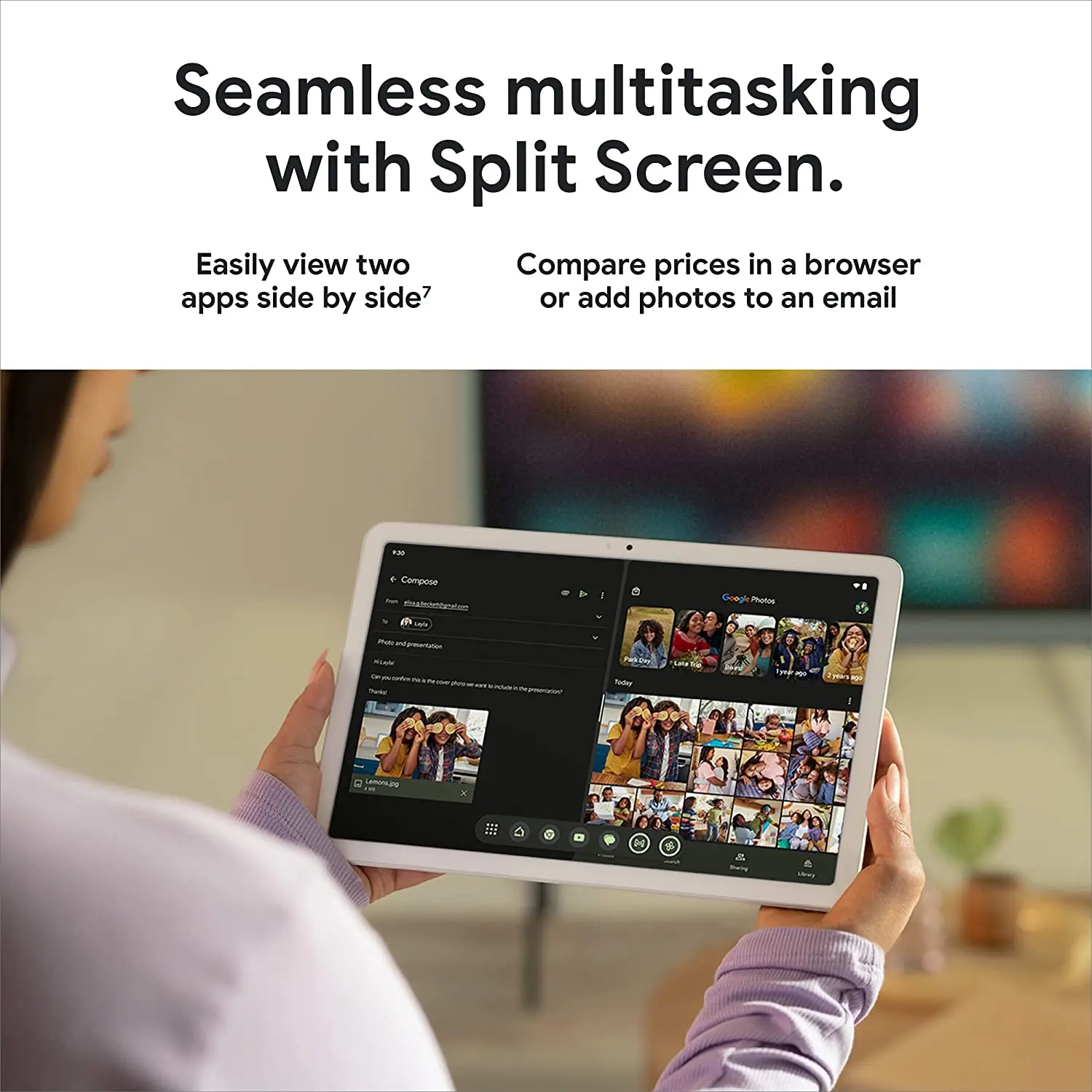 2023 New Google Pixel Tablet Pad With Charging Speaker Dock Google Tensor G2 Octa-core 8GB+128GB Android Tablet 10.95inch Screen