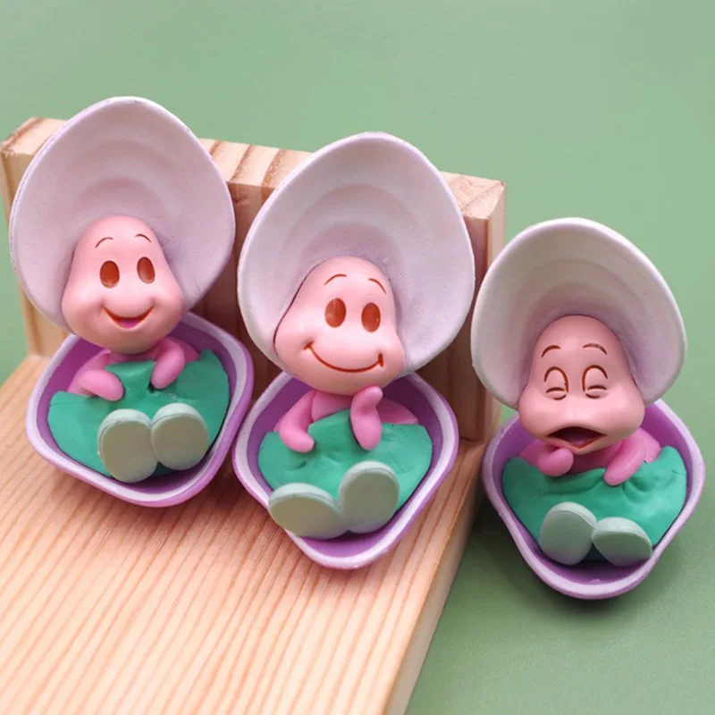 

3pcs/set Disney Alice in Wonderland Mad Hatter Young Oyster Baby Action Figure Model Toys Collection Toys Gifts