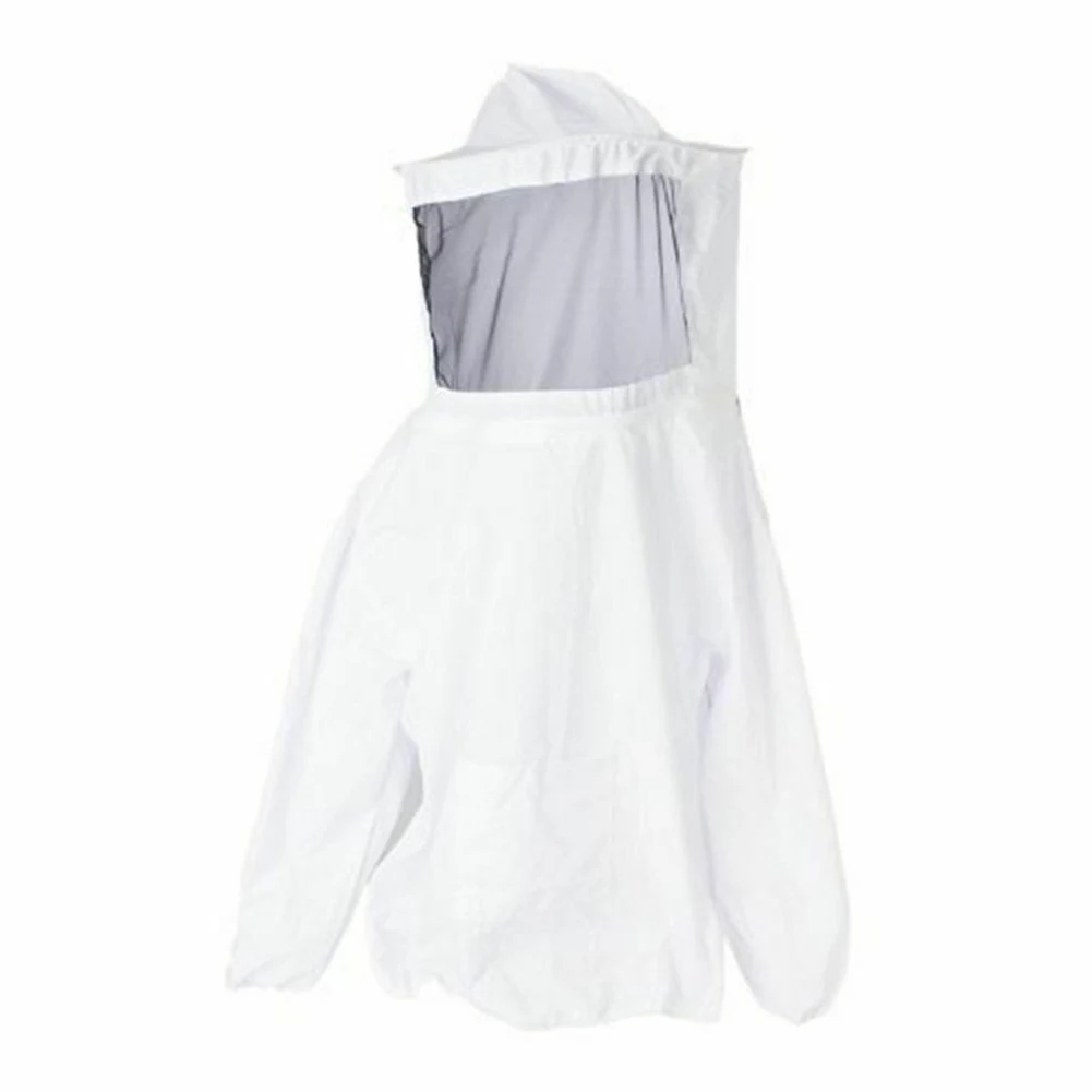 

Beekeeping Protective Jacket Veil Suit And Beekeeping Long Sleeve Gloves Set White High Quality Cotton Beekeeping Protector