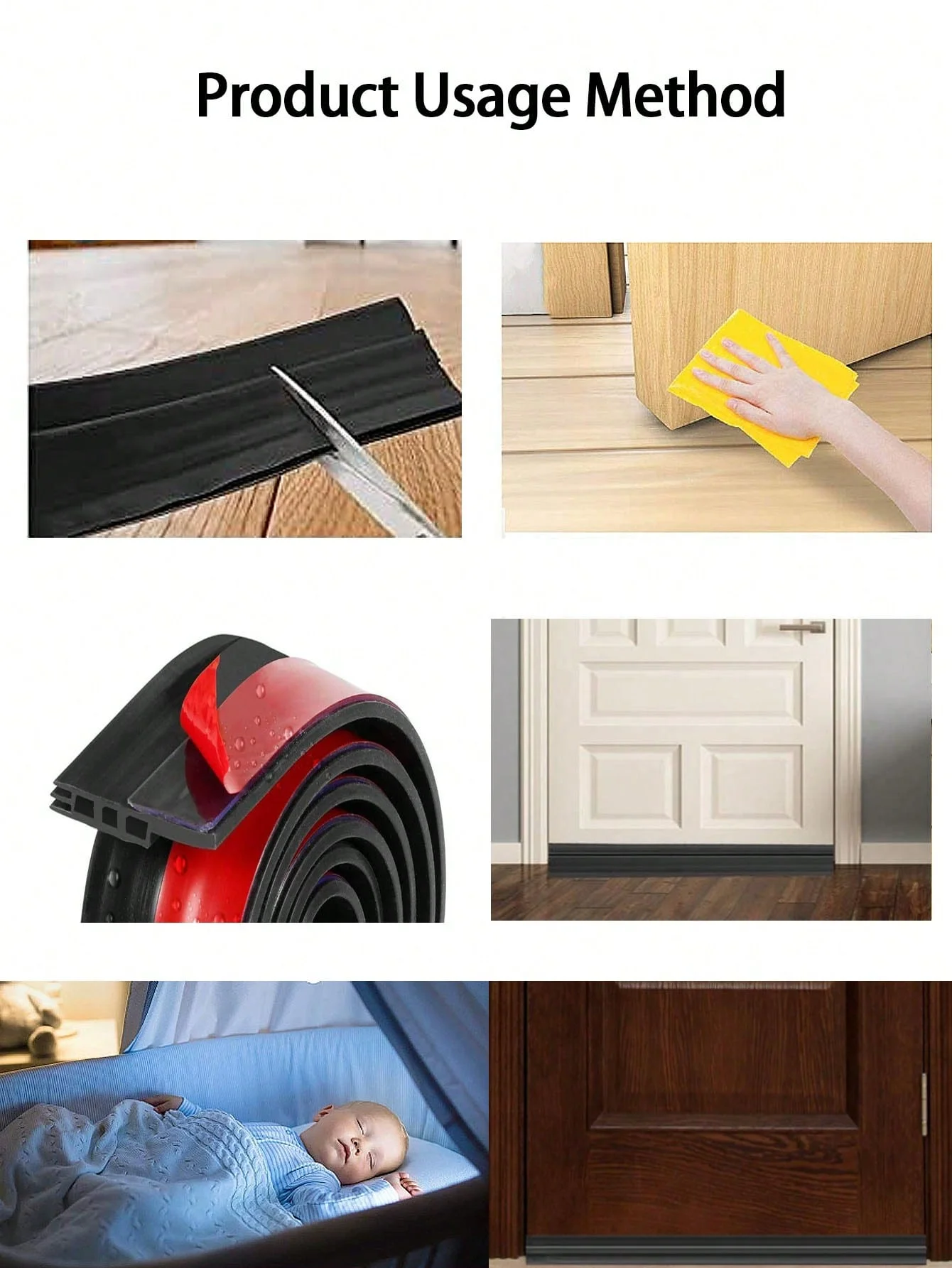 2 шт./упаковка пробка для дверей от ветра и пыли