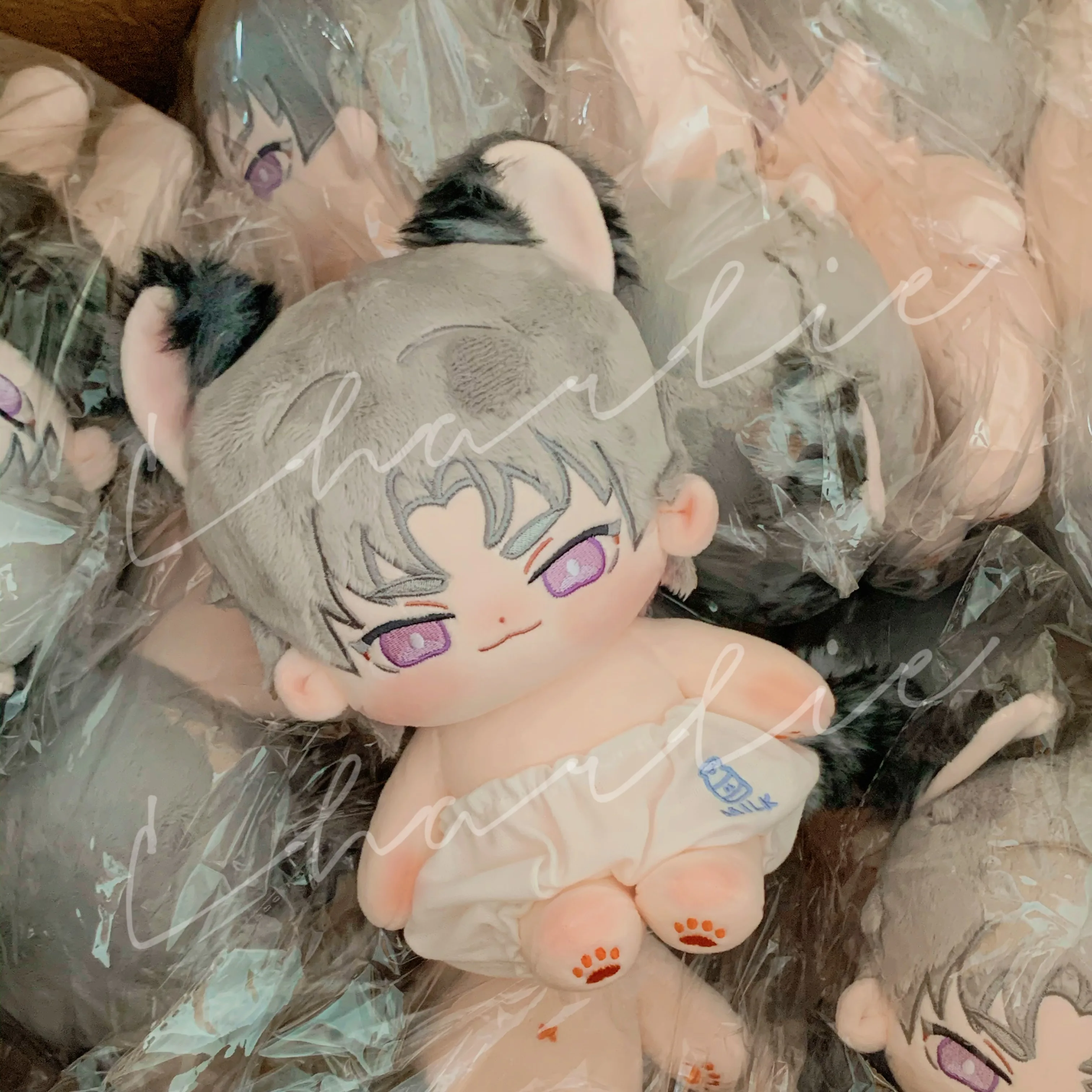 

Anime Light and Night Charlie Cha Lisu Cosplay Plush 20cm Doll Stuffed Toys Gifts Kids Plushie Girl Toys Figure Pillow Cute Gift