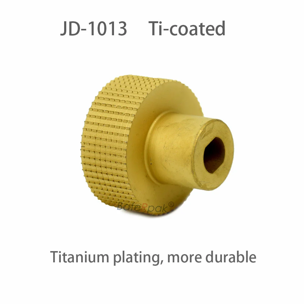 

JD JDC13/16 V2 V3 аккумуляторные инструменты для обвязки запасные части, BateRpak JD1013Трее колесо, JD1024 Титановое покрытие Нижний матрица, цена 1 шт.