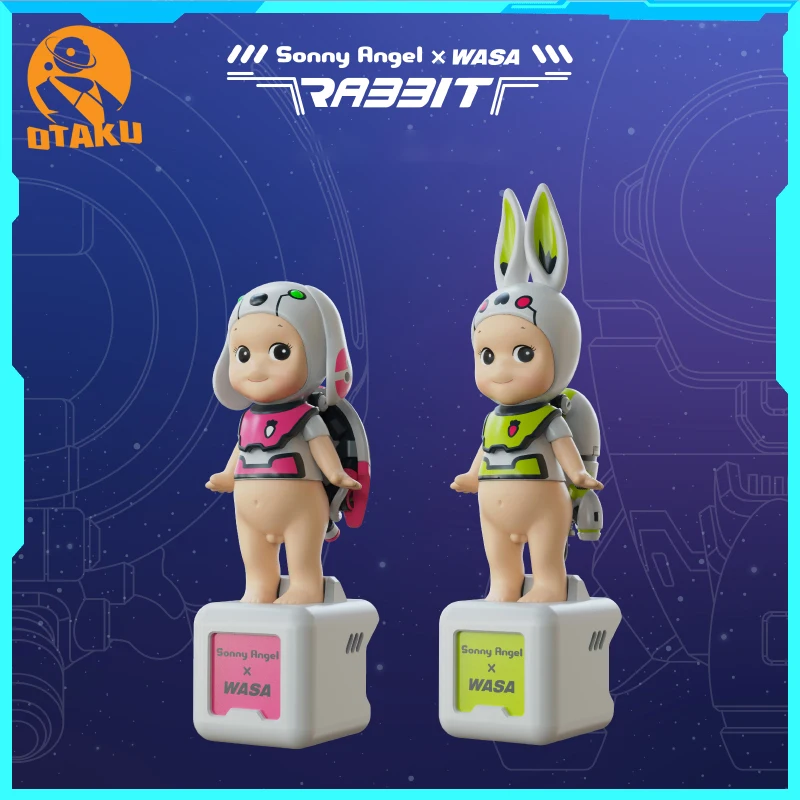 

Sonny Angel X Wasatoy Space Flight Series Anime Figures Toys Cartoon Kawaii Cutie Fluorescent Limited Edition Model Birthday Gif