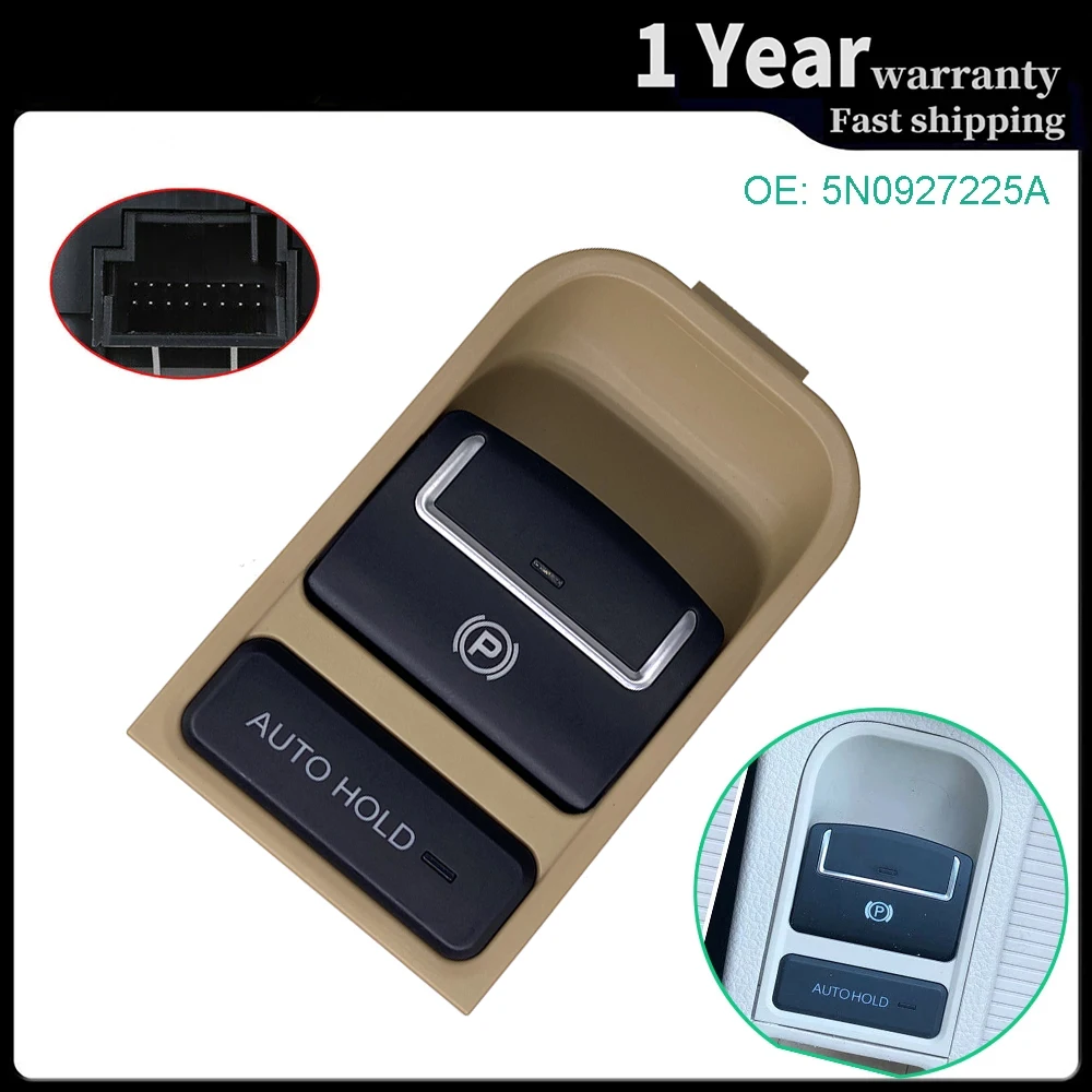 

Электронный парковочный автомобильный переключатель, EPB для VW Tiguan Sharan, Seat Alhambra 2008-2016 5N0927225A 5N0 927 225A