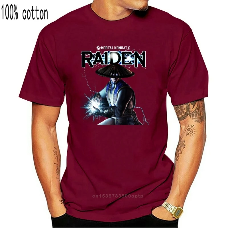 Лицензированная футболка Mortal Kombat Raiden для взрослых |