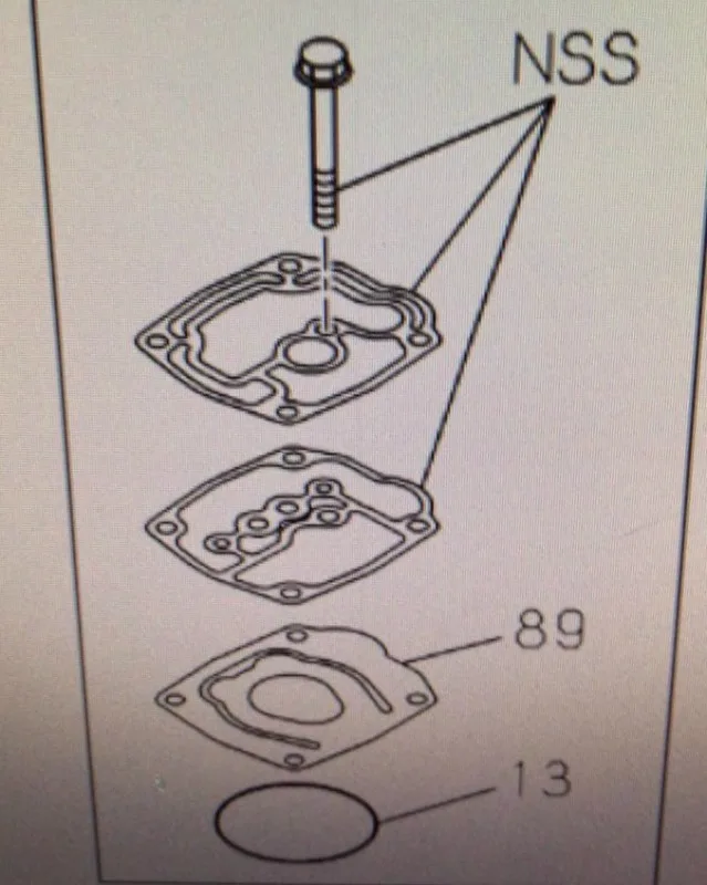 Набор для ремонта воздушного насоса Qingling FVR FVZ CXR подушка компрессора пожарная