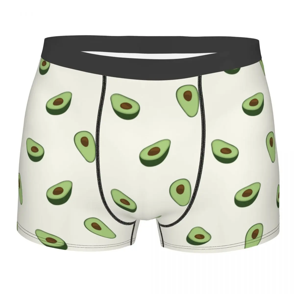 

Sexy Boxer Avocado Vegan Shorts Panties Men's Underwear Healthy Food Breathable Underpants for Male